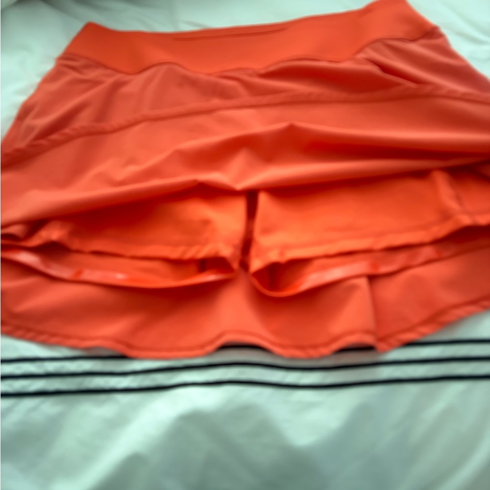 Puma Women’s Coral-Orange Circle Skirt - Picture 3 of 5